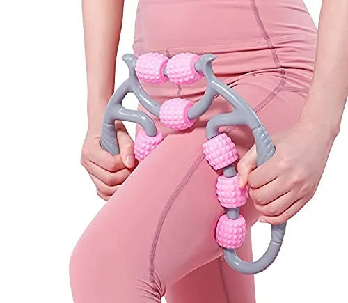 💆♂️✨ 9-Wheel U-Shape Massage Roller ✨💆♀️