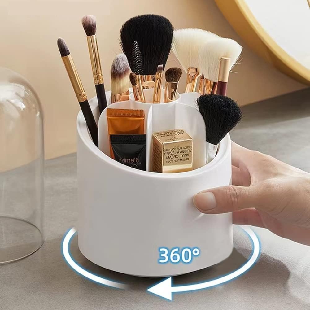360° Rotating Makeup Organizer – Keep Your Beauty Essentials Neat & Within Reach