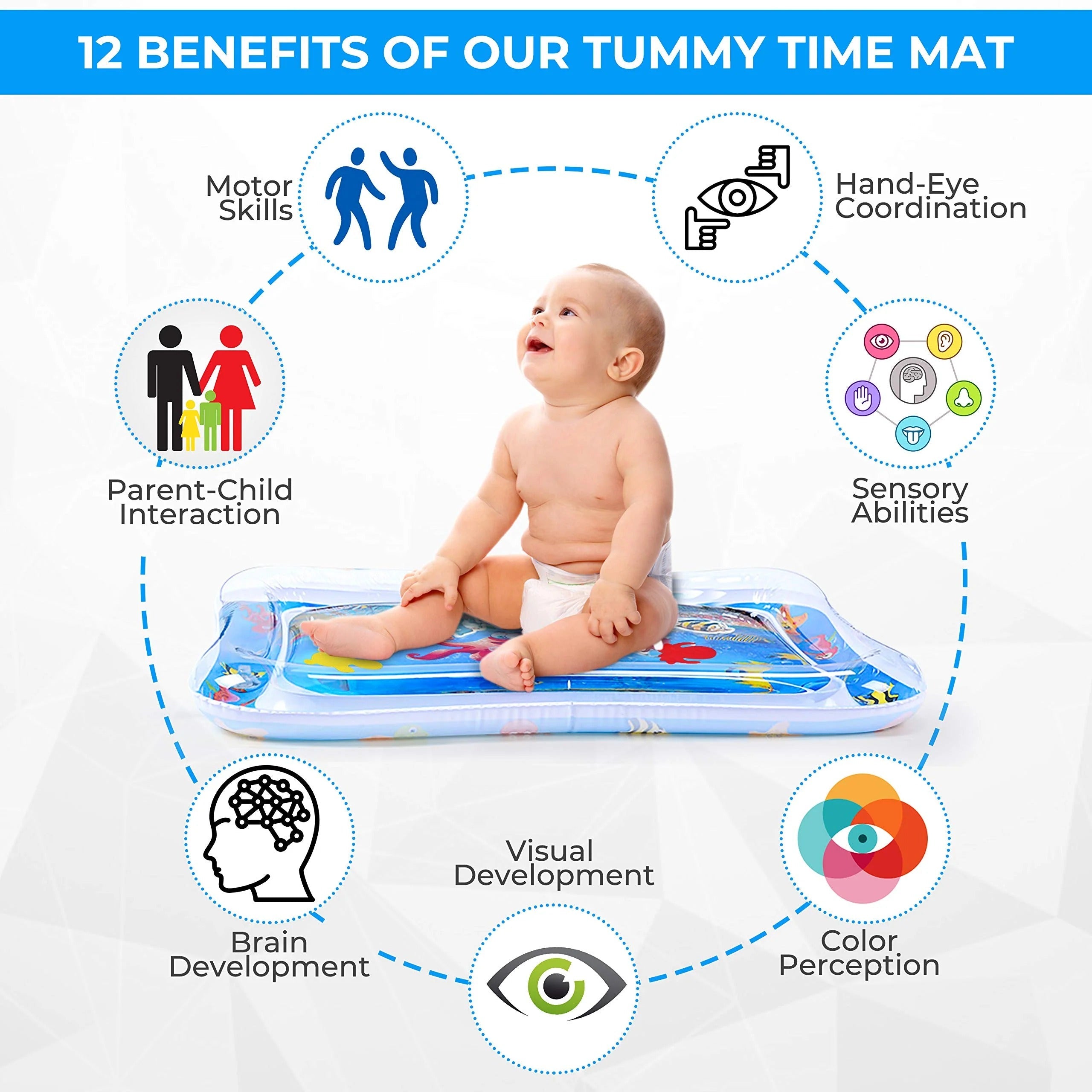 Inflatable Water Play Mat for Babies